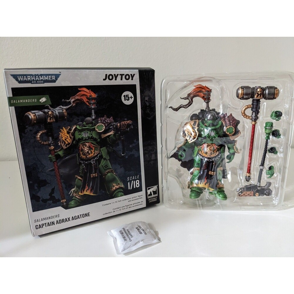Warhammer 40K JoyToy Salamanders Captain Adrax Agatone 1:18 40,000 Action Figure